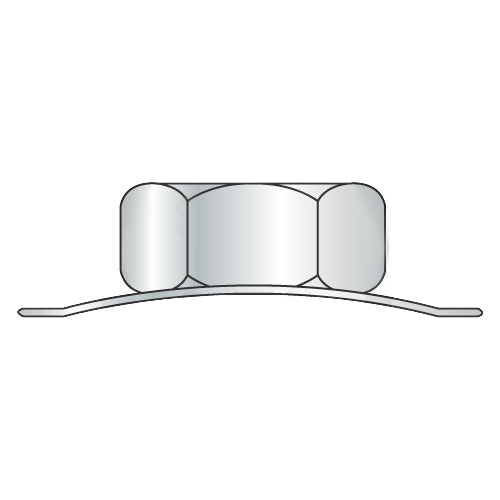 3/8-16 x 1 Conical K Keps Lock Nut Zinc and Bake-Bolt Demon