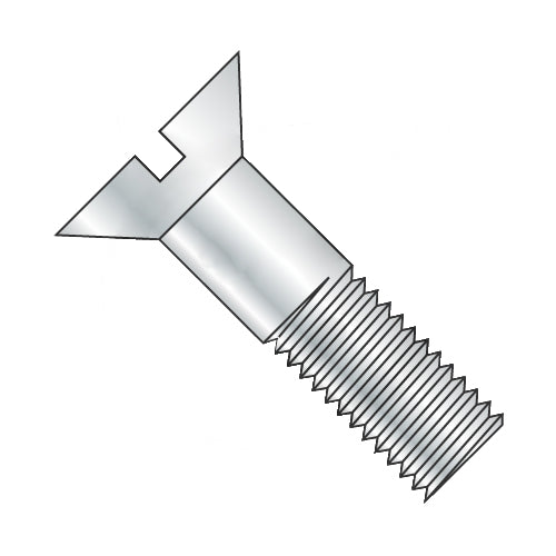 5/8-11 x 3 Slotted Flat Cap Screw Zinc-Bolt Demon