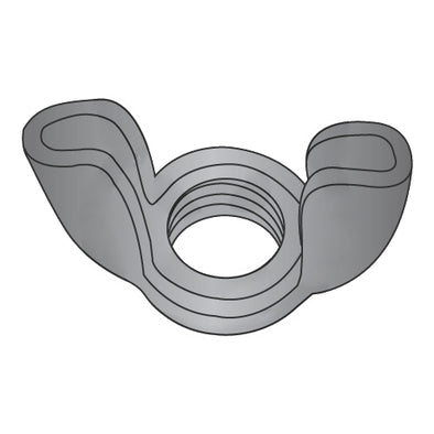 10-24 Stamped Wing Nut Black Oxide and Oil-Bolt Demon