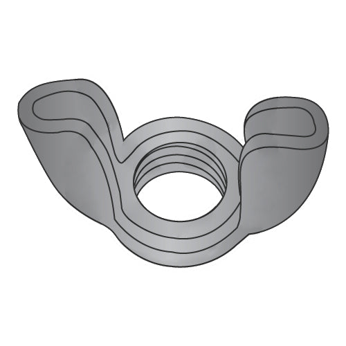 10-24 Stamped Wing Nut Black Oxide and Oil-Bolt Demon
