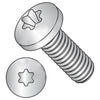 M6-1.0 x 8 ISO14583 Metric 6-Lobe Pan Machine Screw Full Thread A2 Stainless Steel-Bolt Demon