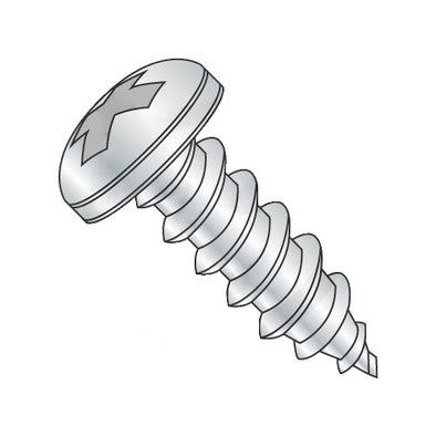 5/16-12 x 1/2 Phillips Pan Self Tapping Screw Type AB Fully Threaded Zinc-Bolt Demon