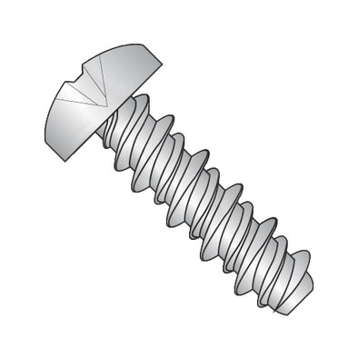 4-24 x 5/16#3HD PHILLIPS PAN HIGH LOW SCREW FULLY THREADED 410 STAINLESS STEEL-Bolt Demon