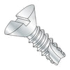 6-20 x 3/8 Slotted Flat Thread Cutting Screw Type 25 Fully Threaded Zinc-Bolt Demon