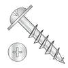 8-11 x 2 1/2 Phillips Drive Round Washer Head Deep Thread Wood Screw 2/3 Thread Zinc-Bolt Demon