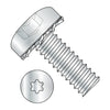 4-40 x 3/8 Six Lobe Pan Head External Tooth Sems Machine Screw Fully Threaded Zinc-Bolt Demon