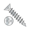 7-12 x 5/8 Phillips Flat Head no Nibs Deep Thread Wood/Hinge Screw Full Thread Zinc-Bolt Demon