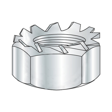 M10-1.5 Metric Class 8 K Lock Nut Zinc-Bolt Demon