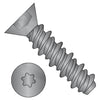 4-24 x 1/2 6-Lobe Flat High Low Screw Fully Threaded Black Zinc-Bolt Demon