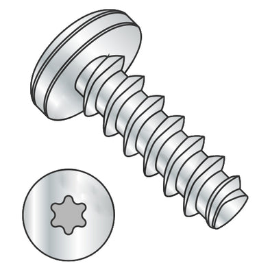 M4-1.75 x 25 Metric 6-Lobe Pan Plastite/Fix Alternative 45 Degree Full Thread Zinc and Bake-Bolt Demon