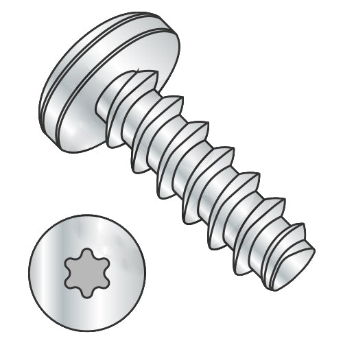 M4-1.75 x 25 Metric 6-Lobe Pan Plastite/Fix Alternative 45 Degree Full Thread Zinc and Bake-Bolt Demon
