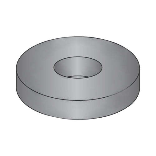 #10 USS Flat Washer Black Zinc-Bolt Demon