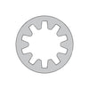 #8 MS35333, Military Internal Tooth Lock Washer 410 Stainless Steel DFAR-Bolt Demon