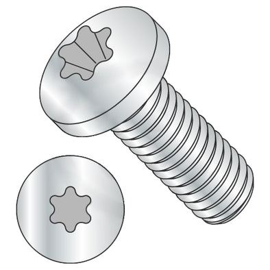 M1.6-0.35 x 4 ISO14583 Metric 6-Lobe Pan Machine Screw Full Thd Class 8.8 Heat Treat ZincROHS-Bolt Demon