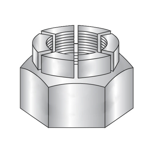 8-32 Flex Type Lock Nut Full Height 18-8 Stainless Steel-Bolt Demon