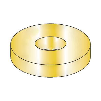 3/8 SAE Through Hardened Washer Zinc Yellow-Bolt Demon