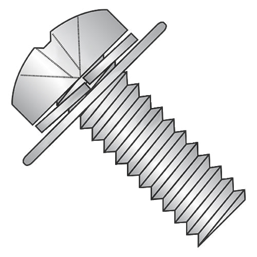 M2-0.4 x 8W5 JIS B1188 Phil Pan 304SS Split Washer 302/304SS Flat Washer Sems A2 Stainless-Bolt Demon