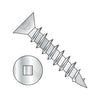 8 x 5/8 Flat Head (no nibs) Square Drive Deep Thread Wood Screw Fully Threaded Zinc-Bolt Demon