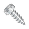 1/4-14 x 1 Indented Hex Slotted Self Tapping Screw Type AB Fully Threaded Zinc-Bolt Demon