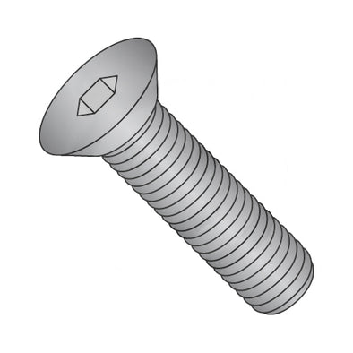 10-32 x 3/4 Fine Thread Flat Socket Cap Screw Plain | Bulk-Bolt Demon