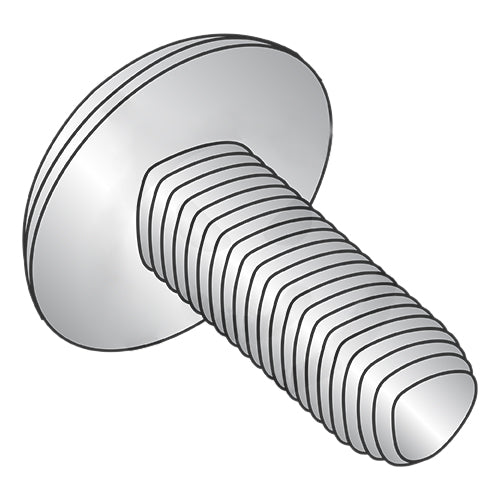 10-24 x 3/8 Phil Full ContourTruss Taptite AltThrd Roll Full Thrd 410 Stainless PassivateWax-Bolt Demon