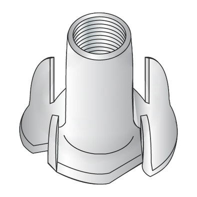 1/4-20 x 7/16 4 Prong Tee Nut 18-8 Stainless Steel-Bolt Demon