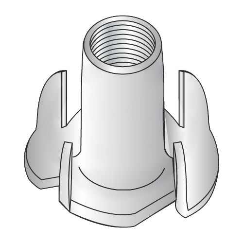 1/4-20 x 7/16 4 Prong Tee Nut 18-8 Stainless Steel-Bolt Demon