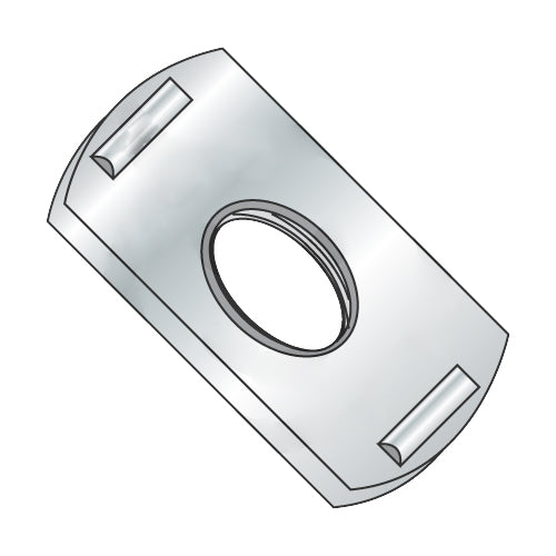 M6 x 1.0 Metric Weld Nut with Two Projections-Bolt Demon