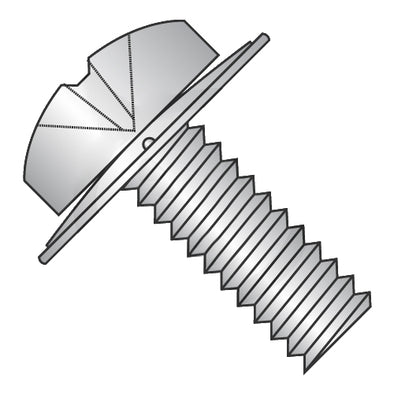 M3-0.5 x 8 ISO7045 Phil Pan 410SS Conical Square Washer Sems Full Thread 18-8 Stainless-Bolt Demon