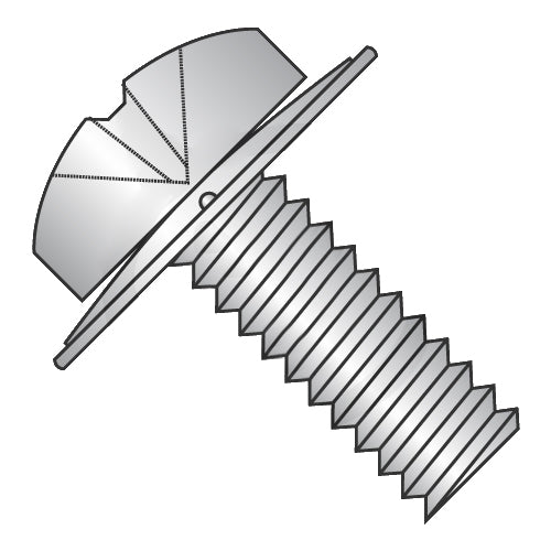 M3-0.5 x 8 ISO7045 Phil Pan 410SS Conical Square Washer Sems Full Thread 18-8 Stainless-Bolt Demon