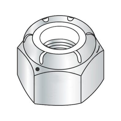 3/8-24 Nylon Insert Hex Locknut NE Light Hex Standard Height Grade 5 Zinc-Bolt Demon
