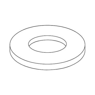 #8 x 3/8 x .032 Flat Washer Nylon-Bolt Demon