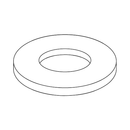 #8 x 3/8 x .032 Flat Washer Nylon-Bolt Demon