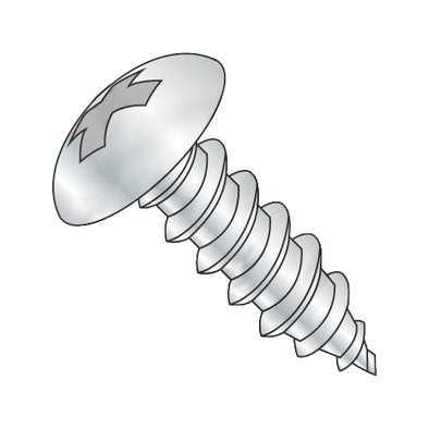 12-14 x 2 Phill Full Contour Truss Self Tapping Screw Type AB Fully Thread Zinc-Bolt Demon
