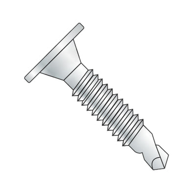 1/4-20 x 2 1/2 Phil Wafer Head #3 Point Self Drill Screw Machine Screw Full Thread Zinc-Bolt Demon