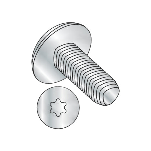 10-32 x 3/8 6-Lobe Full Truss Taptite Alternative Thread Roll Screw Full Thrd Zinc & Wax-Bolt Demon