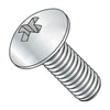 M2.5-0.45 x 6 JISB 1111 Class 4.8 Metric Phillips Truss Machine Screw Full Thread Zinc-Bolt Demon