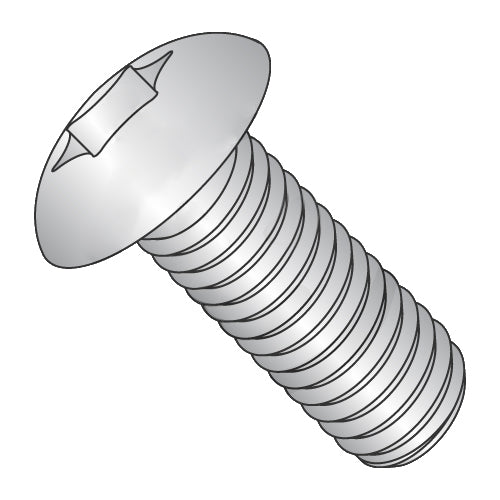 6-32 x 1/2 6-Lobe Truss Full Contour Machine Screw Fully Threaded 18-8 Stainless Steel-Bolt Demon