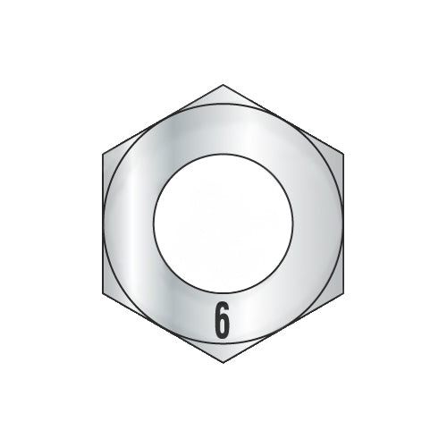 M3-0.5 DIN 934 Metric Class 6 Hex Nuts Zinc-Bolt Demon