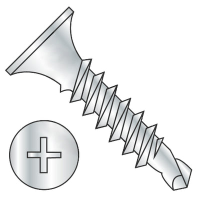 8-18 x 3/4 Phillips Bugle Head Full Thread Self Drilling Drywall Screw Zinc & Bake-Bolt Demon