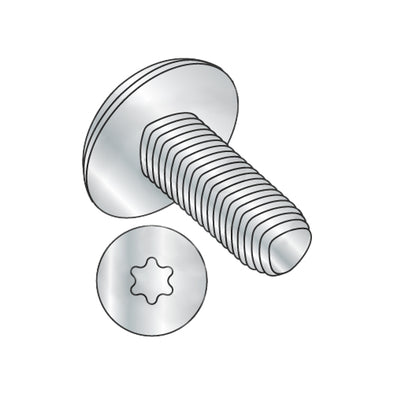 8-32 x 3/8 6-Lobe Full Truss Taptite Alternative Thread Roll Screw Full Thrd Zinc & Wax-Bolt Demon