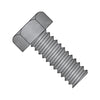 10-32 x 1/2 Unslotted Indented Hex Head Machine Screw Fully Threaded Black Oxide-Bolt Demon