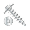 8 x 1/2 Square Drive Round Washer Head Deep Thread Wood Screw Full Thread Zinc-Bolt Demon