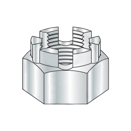 3/8-24 Castle Nut Zinc-Bolt Demon