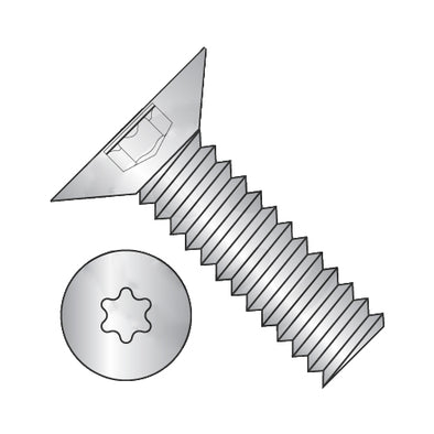 6-32 x 1/2 6-Lobe Flat 100º Machine Screw Fully Threaded 18-8 Stainless Steel-Bolt Demon