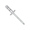 3/16X.500-.781 Large Flange Dome Head Multi Grip Rivet Zinc-Bolt Demon