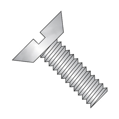 6-32 x 1/4 Slotted Flat Undercut Machine Screw Fully Threaded 18-8 Stainless Steel-Bolt Demon