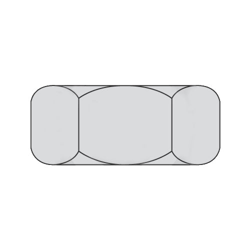 1/2-13 Finished Hex Nut Tapped Oversized Galvanized-Bolt Demon