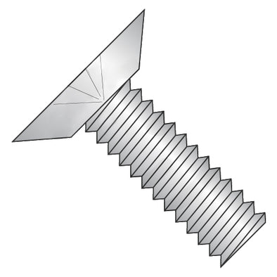 1/4-20 x 3/4 Phillips Flat Undercut Machine Screw Fully Threaded 316 Stainless Steel-Bolt Demon