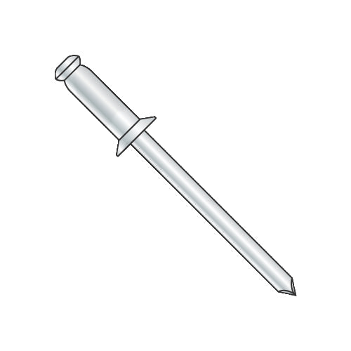 3/16 x .25 x .37 Countersunk Steel Rivet with Steel Mandrel-Bolt Demon